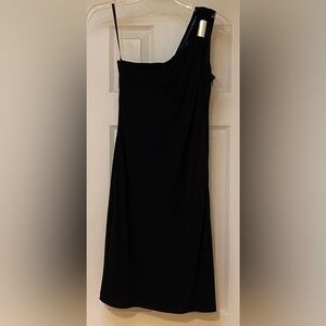 Calvin Klein One Shoulder Black dress size 2